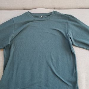 Uniqlo Men's Sweater Teal Green Size XL